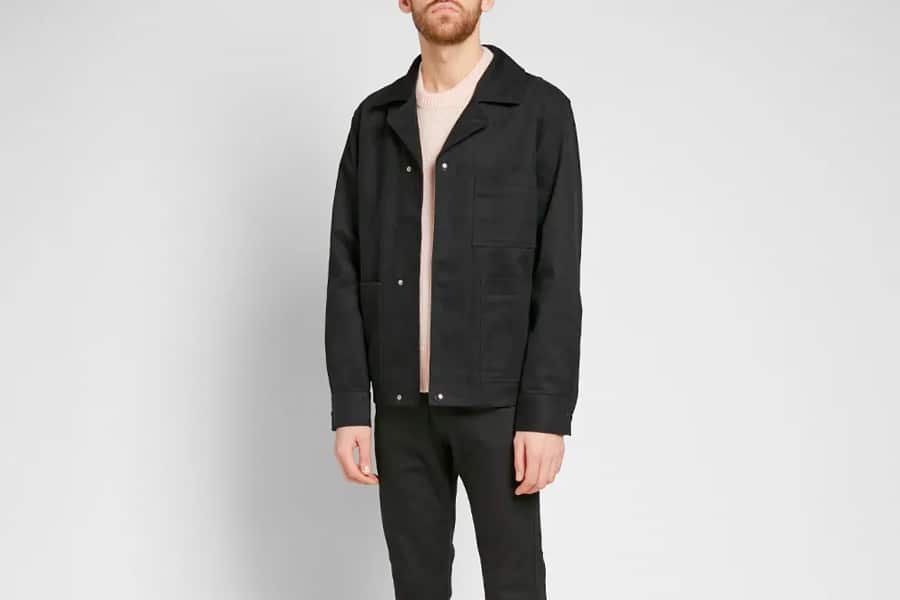 Acne Studios Omar Twill Jacket in Black