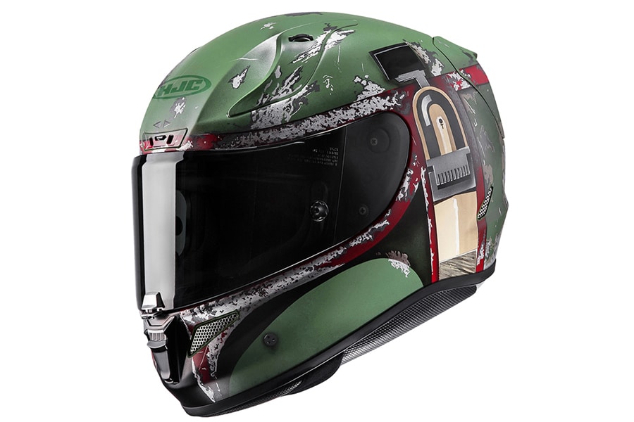 hjc mandalorian motorcycle helmet