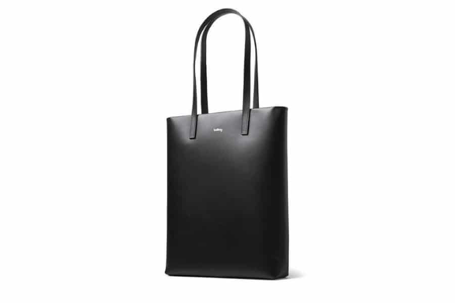 modern leather tote bag