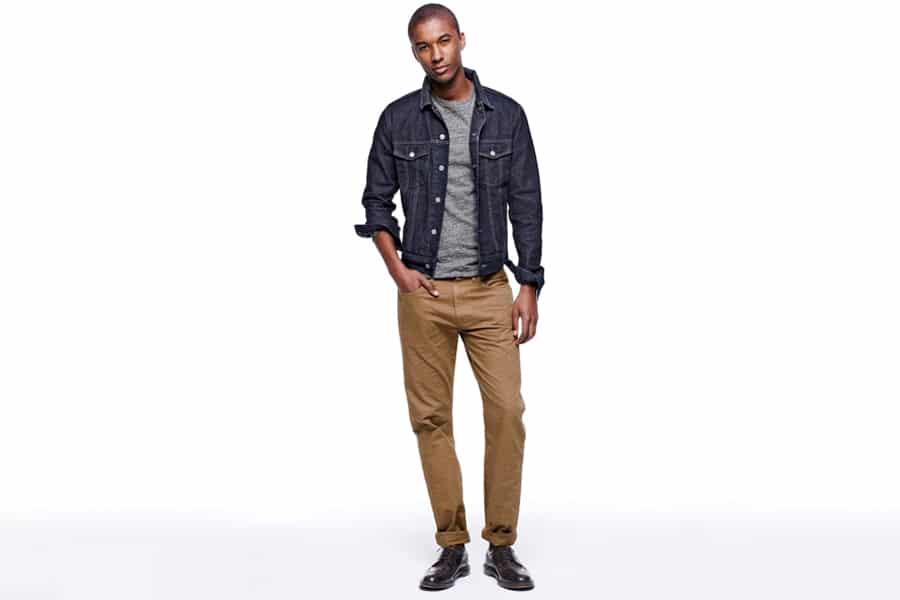 Raw selvedge denim on sale jacket