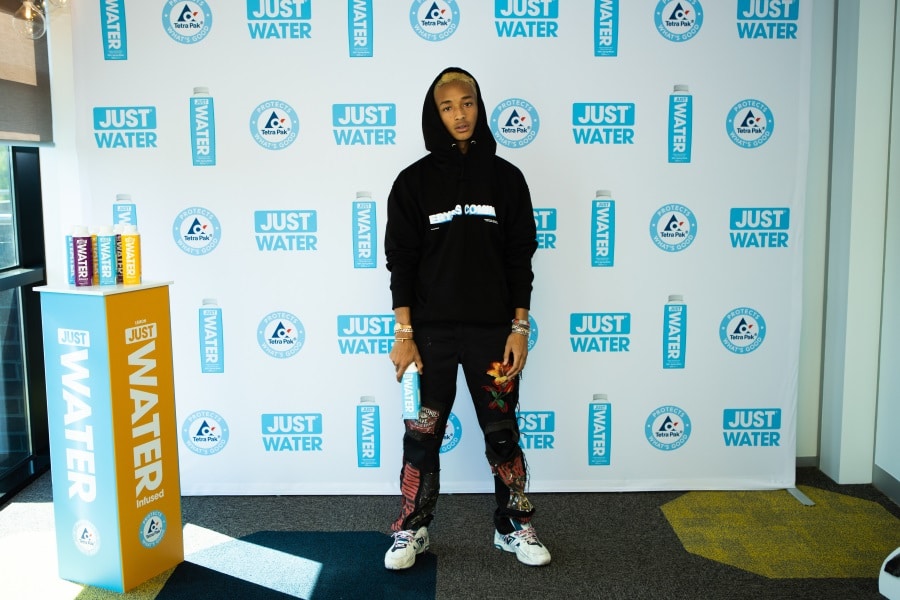 Jaden Smith Told Us To Tell You To Drink Water, Ideally His Water