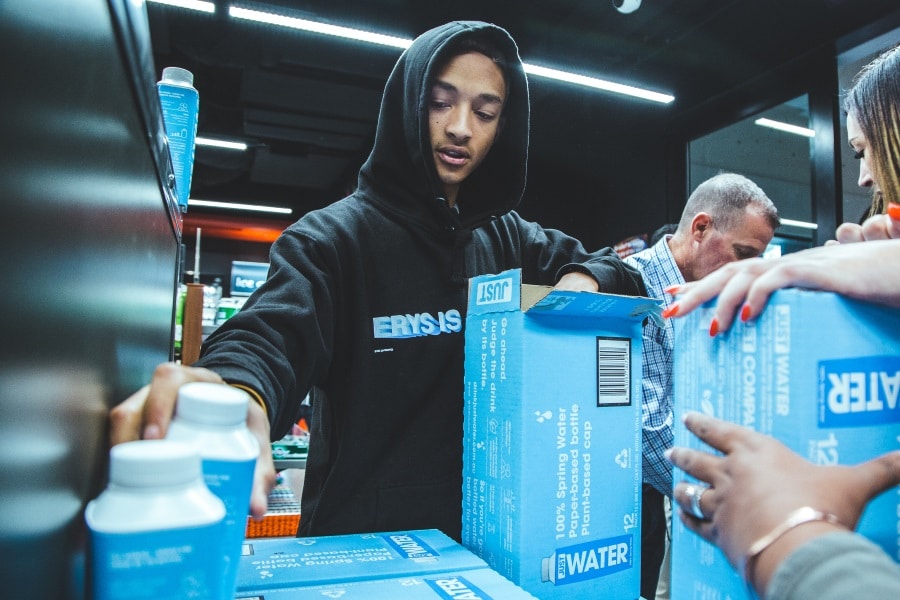 INTERVIEW: Jaden Smith's JUST Water Lands Down Under | Man of Many