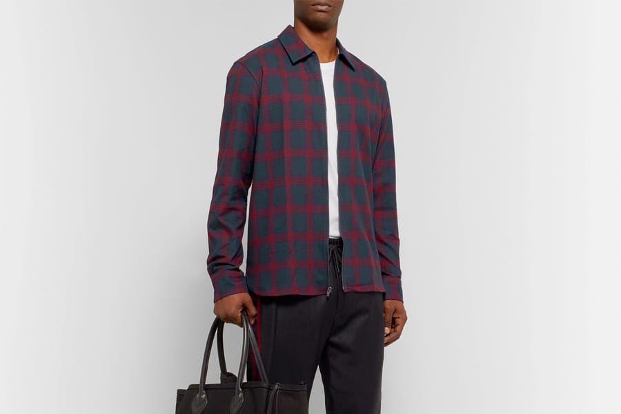 checked cotton Flannel