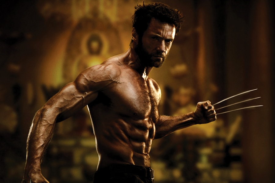 Wolverine Shirtless