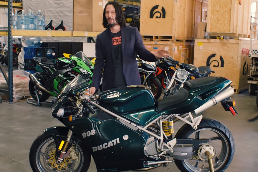 keanu reeves bicycle