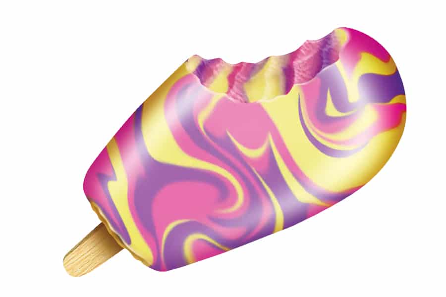 Rainbow Paddle Pop and Bubble O' Bill ice-creams are now available