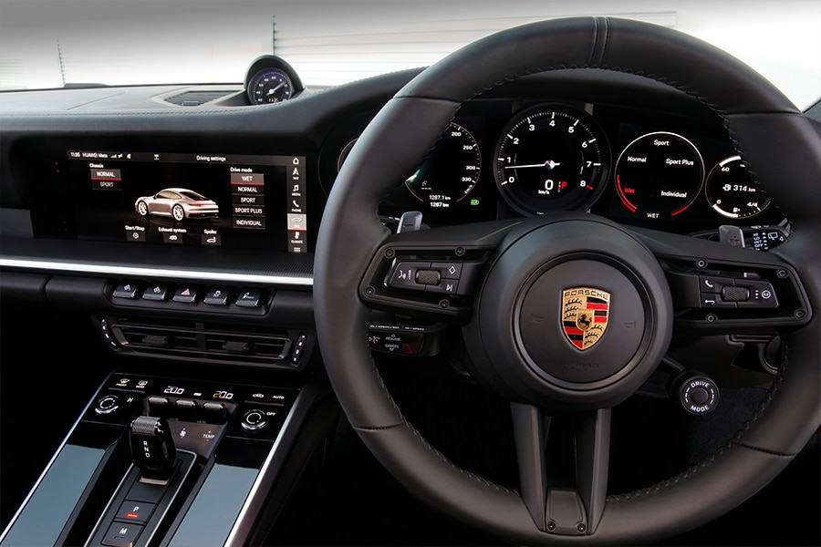 Porsche interior steering Wheel