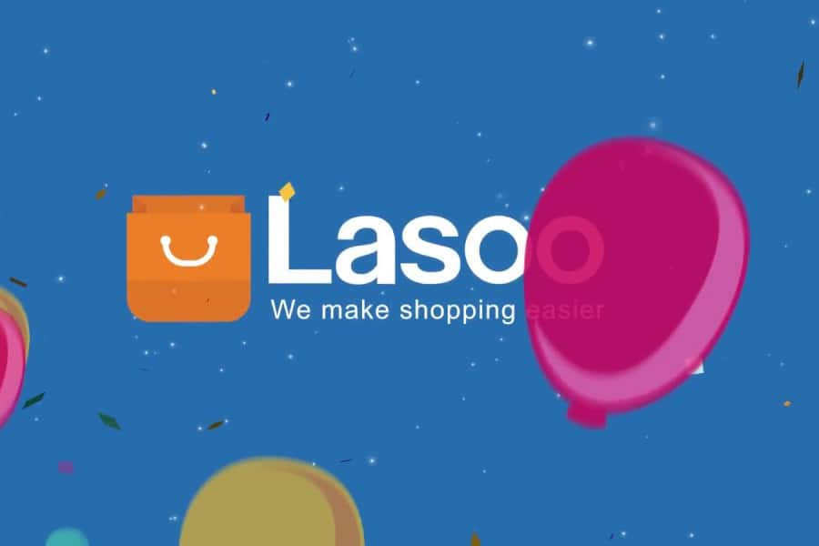 Lasoo Logo with balloons