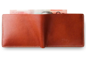 Hentley Leather wallet back
