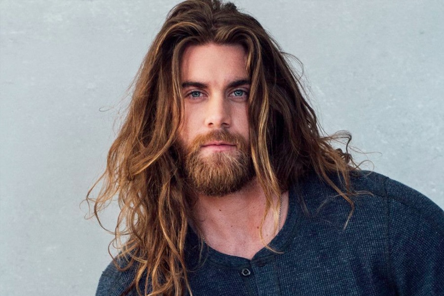 Hair Styling For Men With Long Hair Hair Long Mens Men Hairstyles Thin