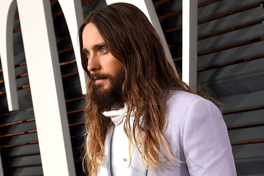 Jared Leto with long hairstyle