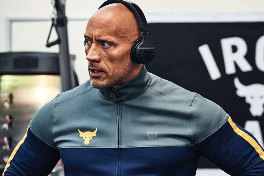 dwayne johnson workout gear