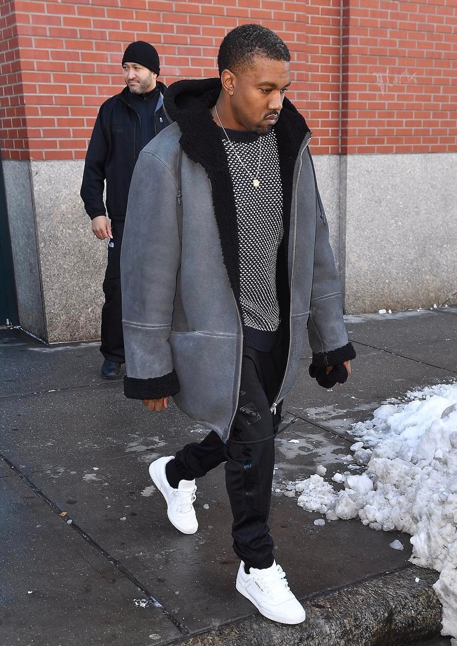 kanye west grey sweatpants