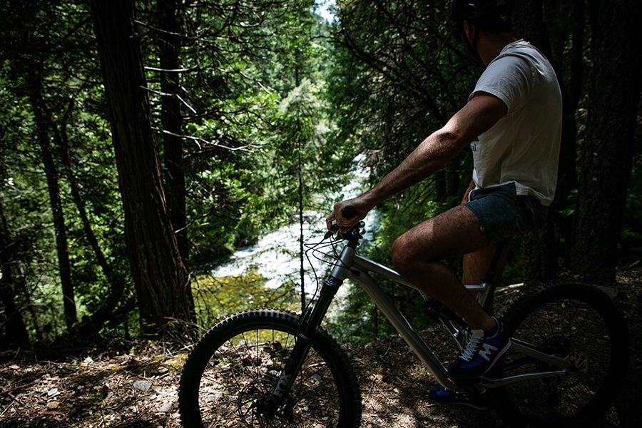 mountain biking