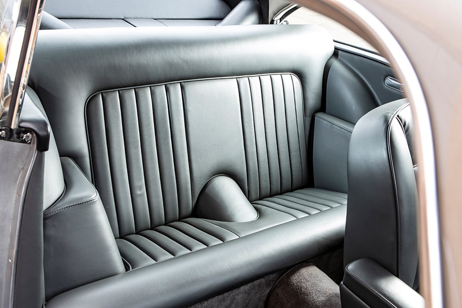 aston martin upholstery car seat