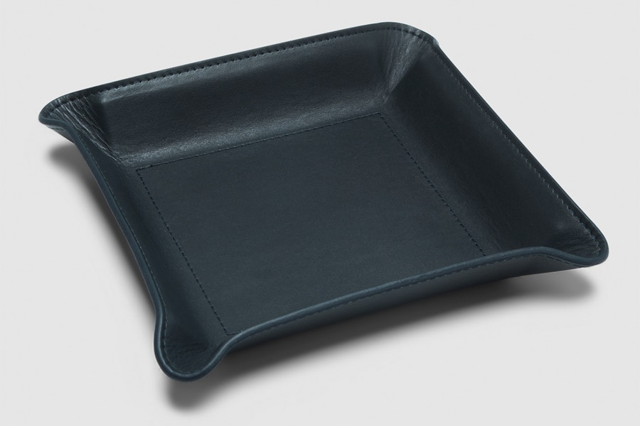 Paul Stuart Leather Valet Tray