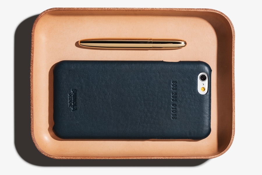 Shinola Small Natural Leather Tray