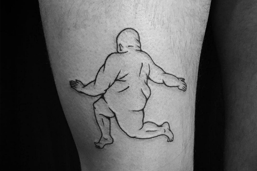 minimalist tattoo for men