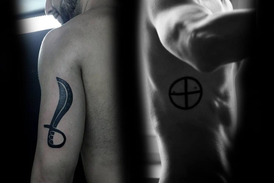minimalist tattoo for men