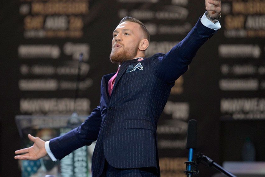 Conor McGregor Pinstripe Suit