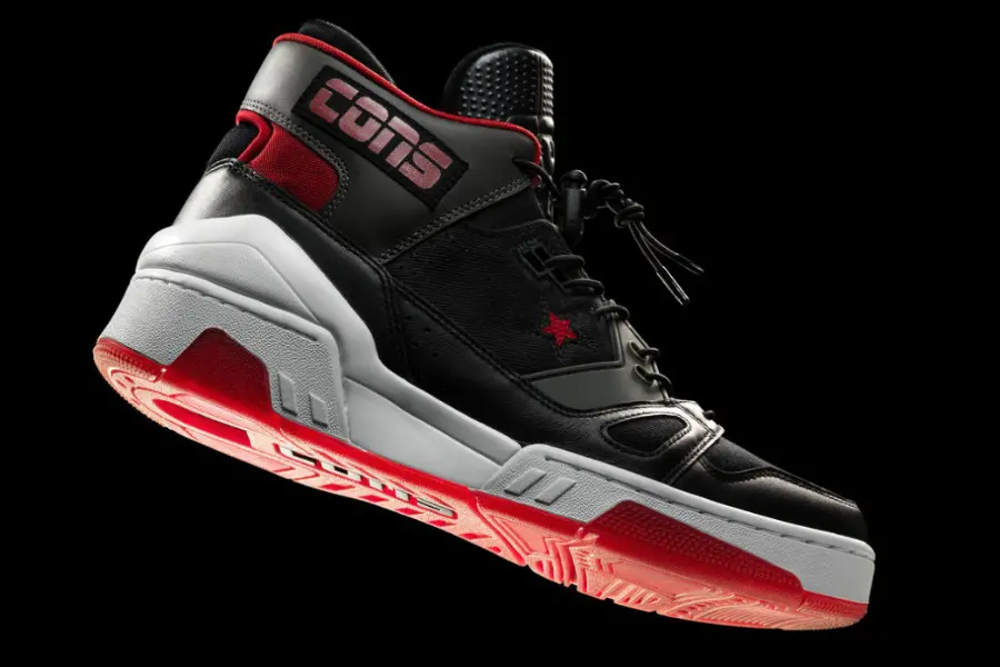 black converse basketball shoes