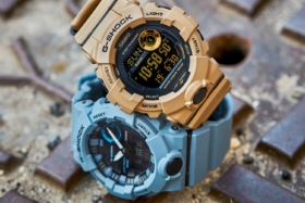 G-sHock GBD800UC blue and brown