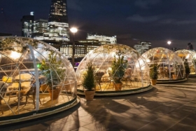 garden dome igloo at the park