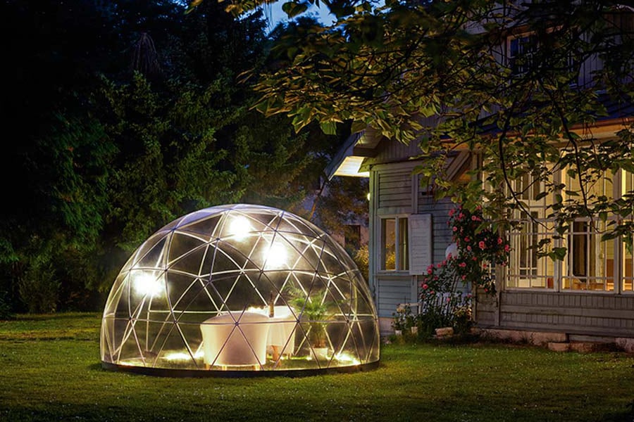 Enjoy the Warmth in a Garden Dome Igloo | Man of Many