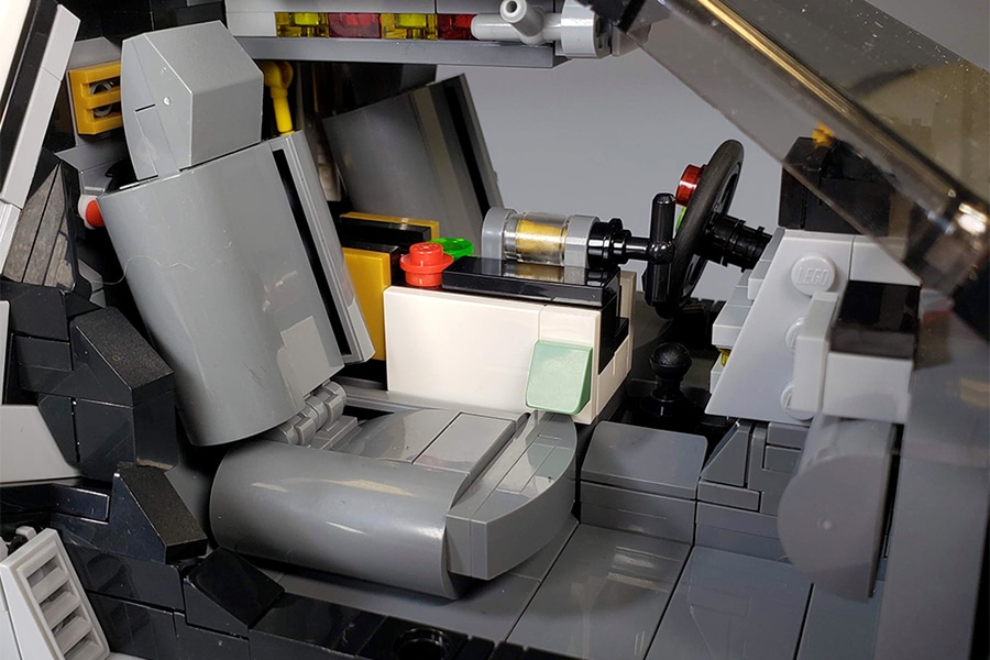 lego delorean car seat