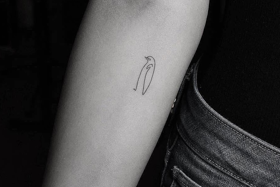 Here are 20 of the coolest tattoos made with a single line  Mashable