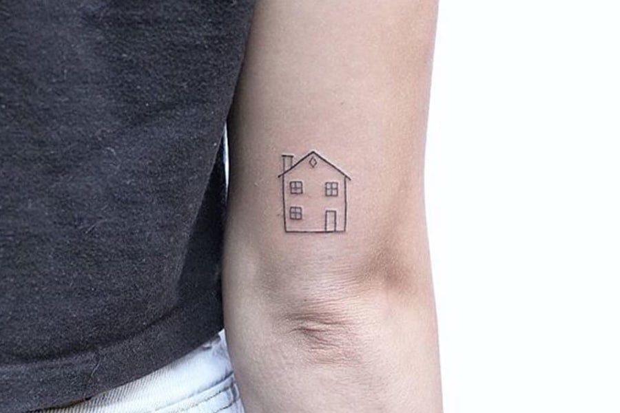 20 Haunted House Tattoos  Tattoodo