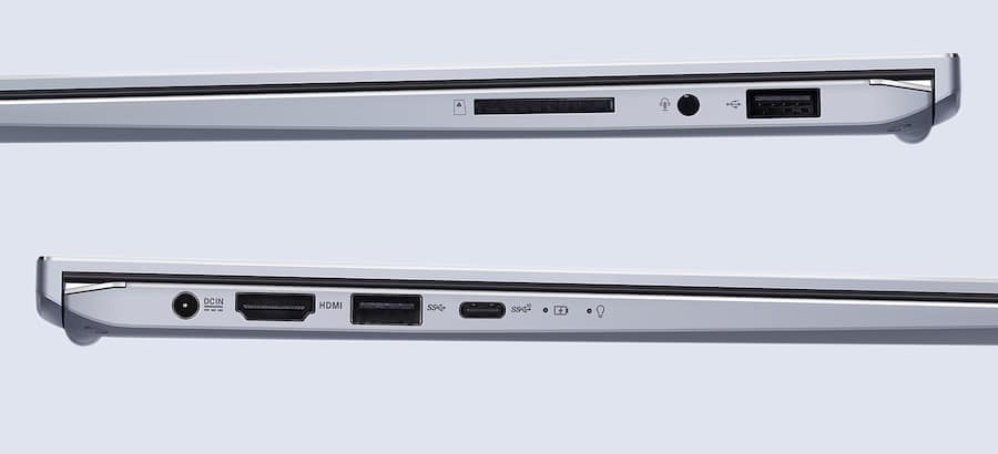 asus laptop ports