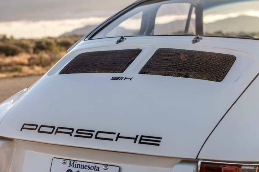 white 1968 porsche