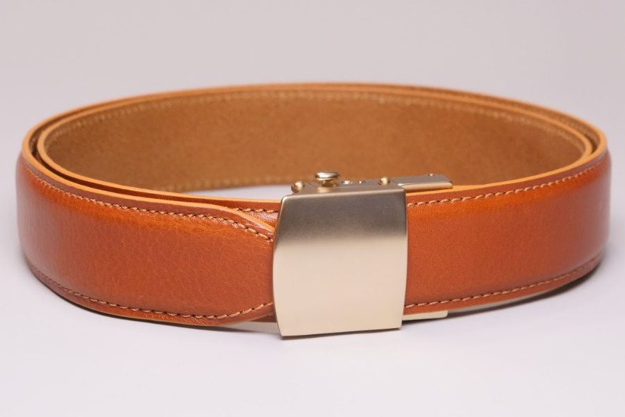 cognac coloured smart belt 3.0