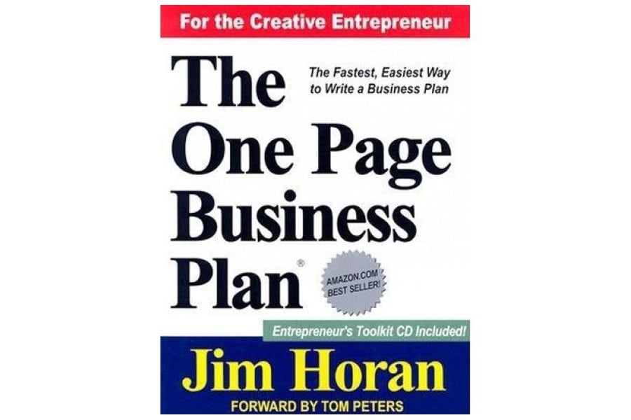 The one page business for the creative entrepreneur