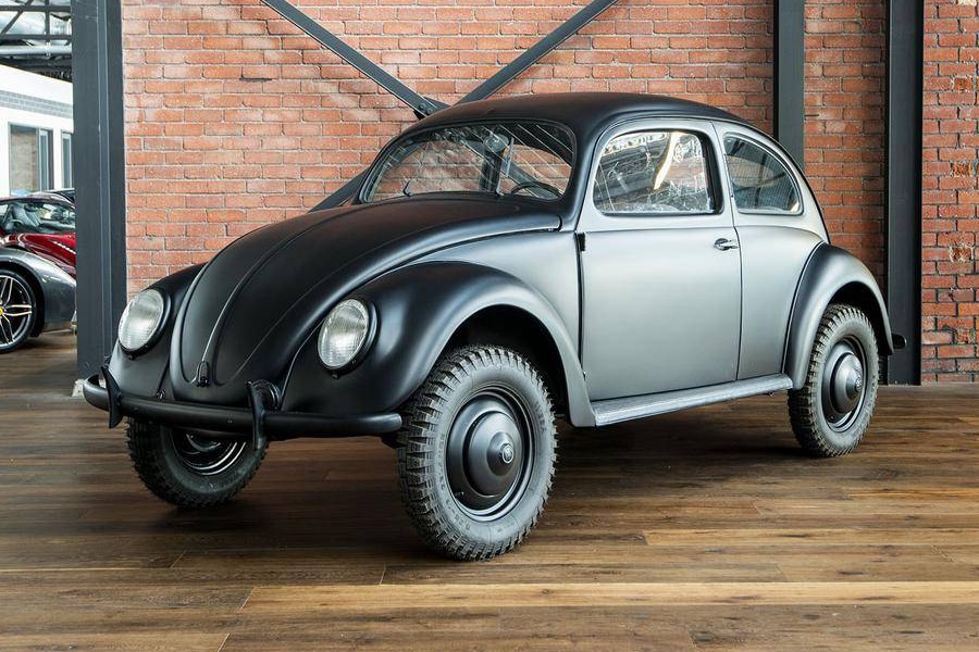 a vintage 1945 volkswagen beetle