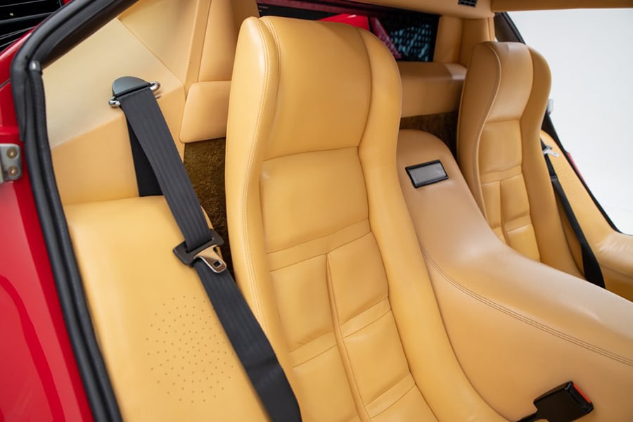 lamborghini countach upholstery car seat