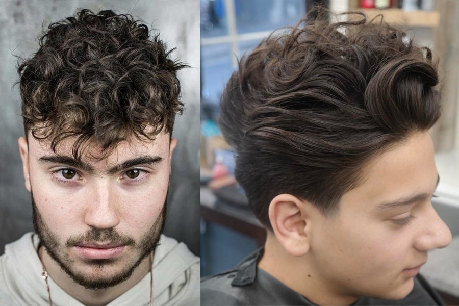 Alpha Male Before And After Of A Little Tidy Up On Curly Hair With Beard  Clean Up ?? Facebook 