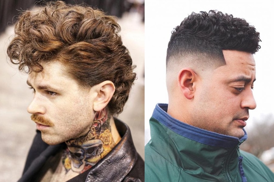 short hairstyles for men with curly hair