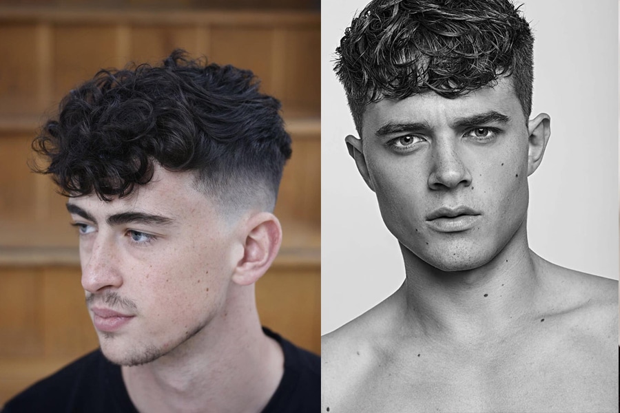 hairstyles for men with curly hair