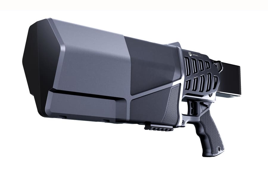 500m Range on this Compact RF DroneGun MKIII front