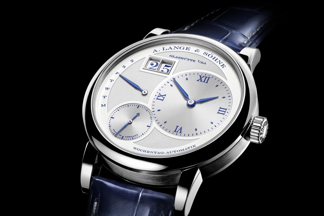 Dial of A. Lange & Sohne Lange 1 Daymatic 25th Anniversary