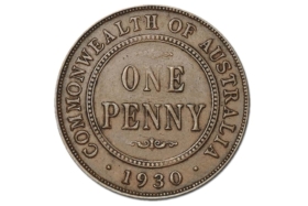 1930 Australian Penny