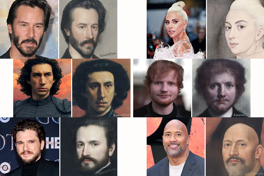 AI technology for classical painting