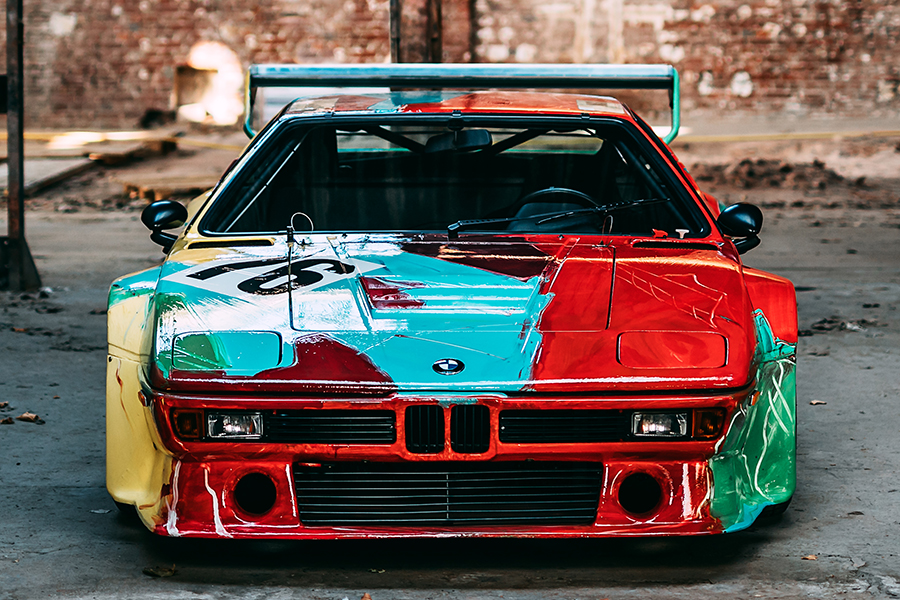 andy warhol's bmw m1 race car