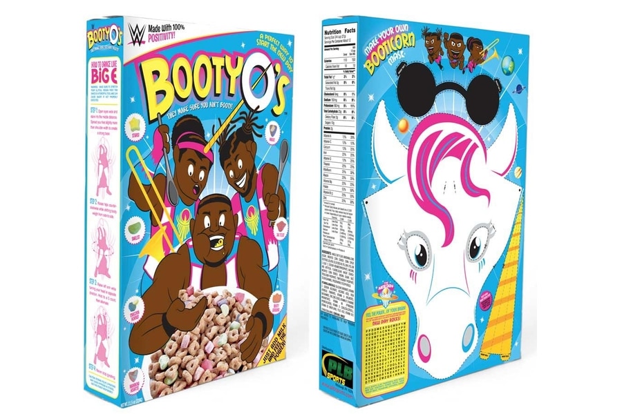 WWE Booty Os cereal