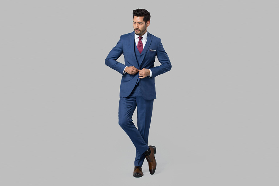 royal blue suit shoes combination