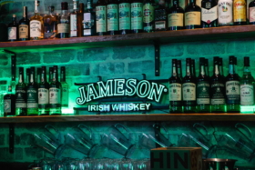 Jameson Irish Whisky cabinet