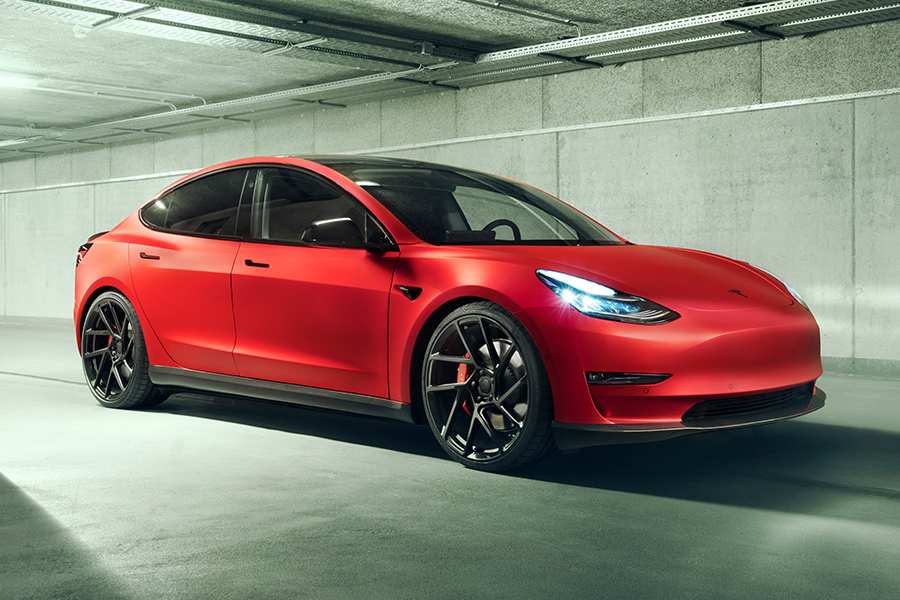 tesla model by novitec