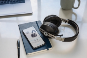 Sennheiser Momentum Wireless Headphones desk